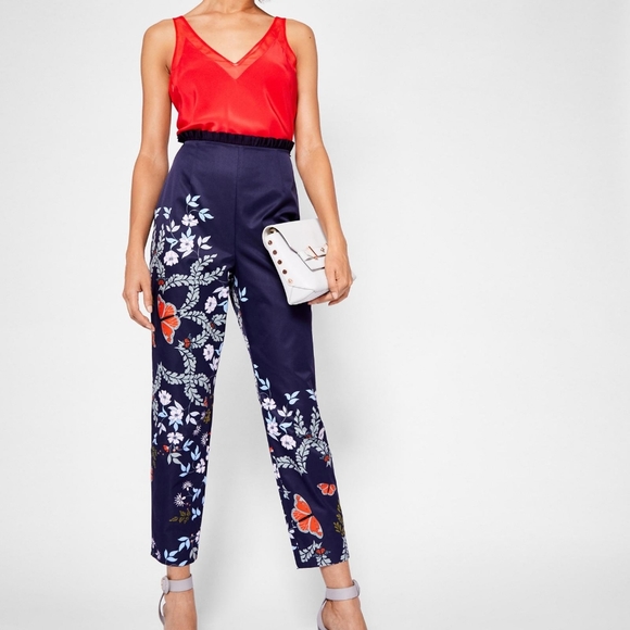 Ted Baker Pants - Ted Baker Kyoto Gardens Tapered Trousers